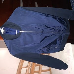Nautica Bomber Jacket SZ L Navy Blue